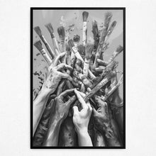 Load image into Gallery viewer, Brushstroke Symphony - Framed