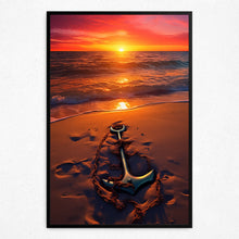 Load image into Gallery viewer, Anchored in Dusk - Framed
