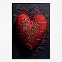 Load image into Gallery viewer, Threads of Renewal: A Healed Heart - Framed