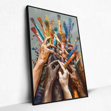 Load image into Gallery viewer, Brushstroke Symphony - Framed