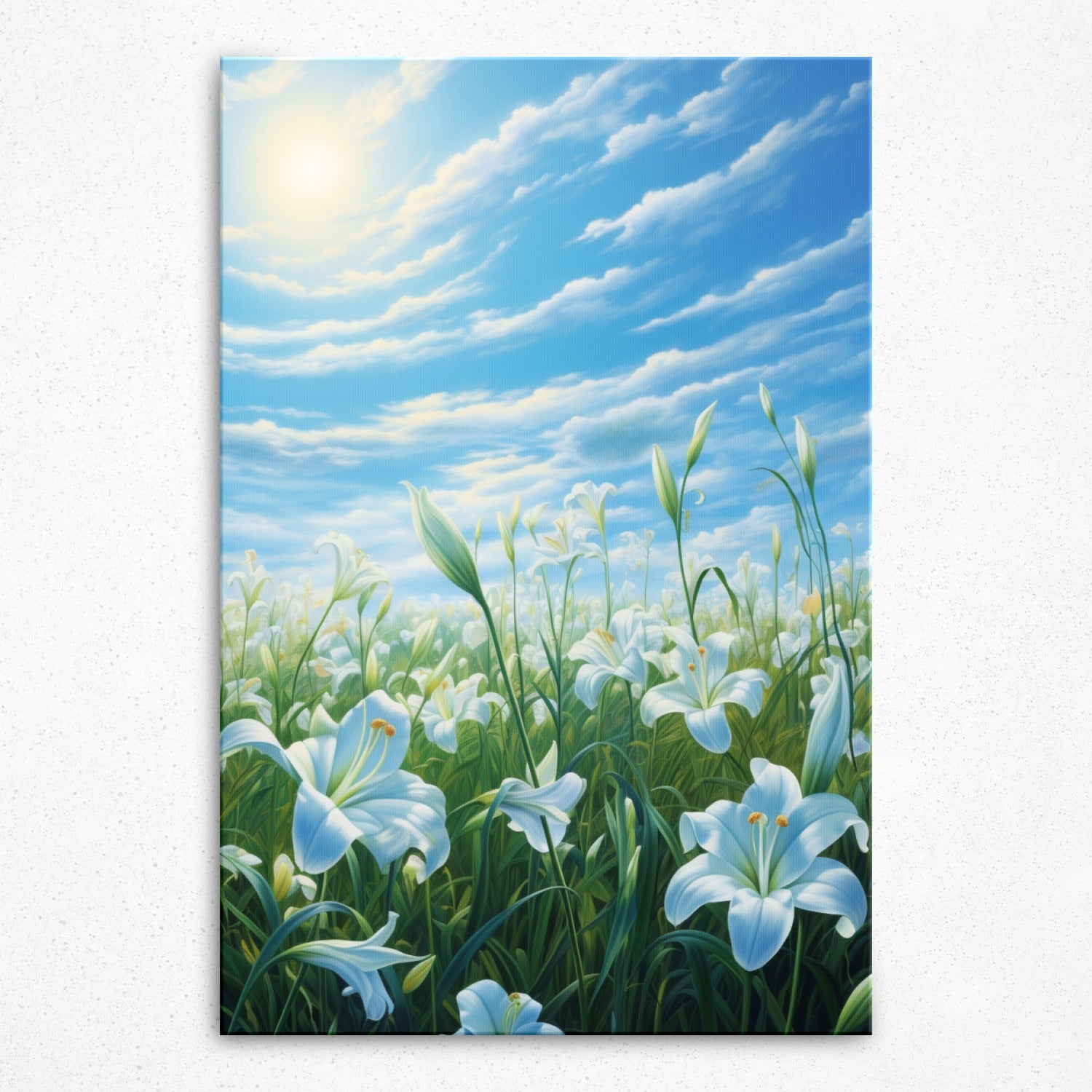 Celestial Lilies - Canvas