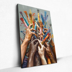 Brushstroke Symphony - Canvas