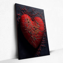 Load image into Gallery viewer, Threads of Renewal: A Healed Heart - Canvas
