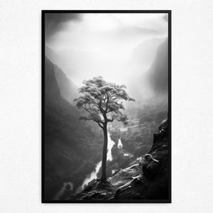 Misty Solitude - Framed