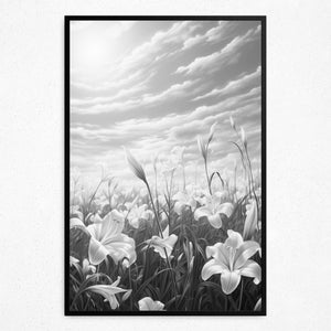 Celestial Lilies - Framed